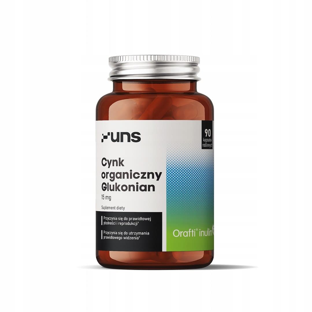 UNS - Zinc Gluconato Orgánico - 90 Cápsulas Veganas – UNS empaque