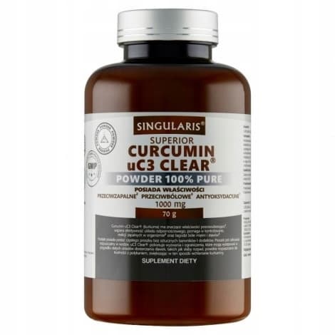 Singularis Superior Kurkumin uC3 clear powder 70g – Singularis Verpackung