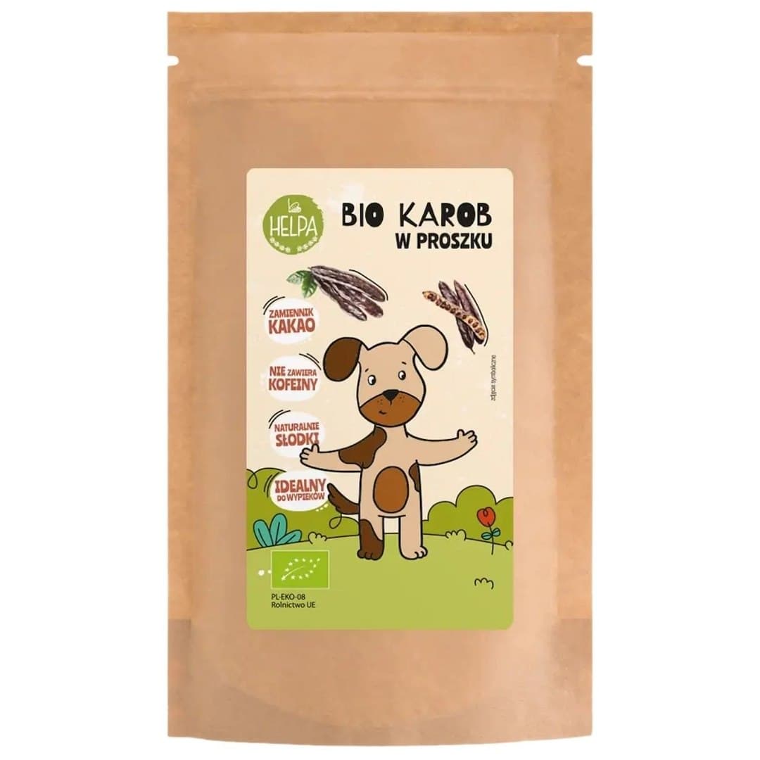Helpa BIO Karob in poedervorm 200 g – helpa verpakking