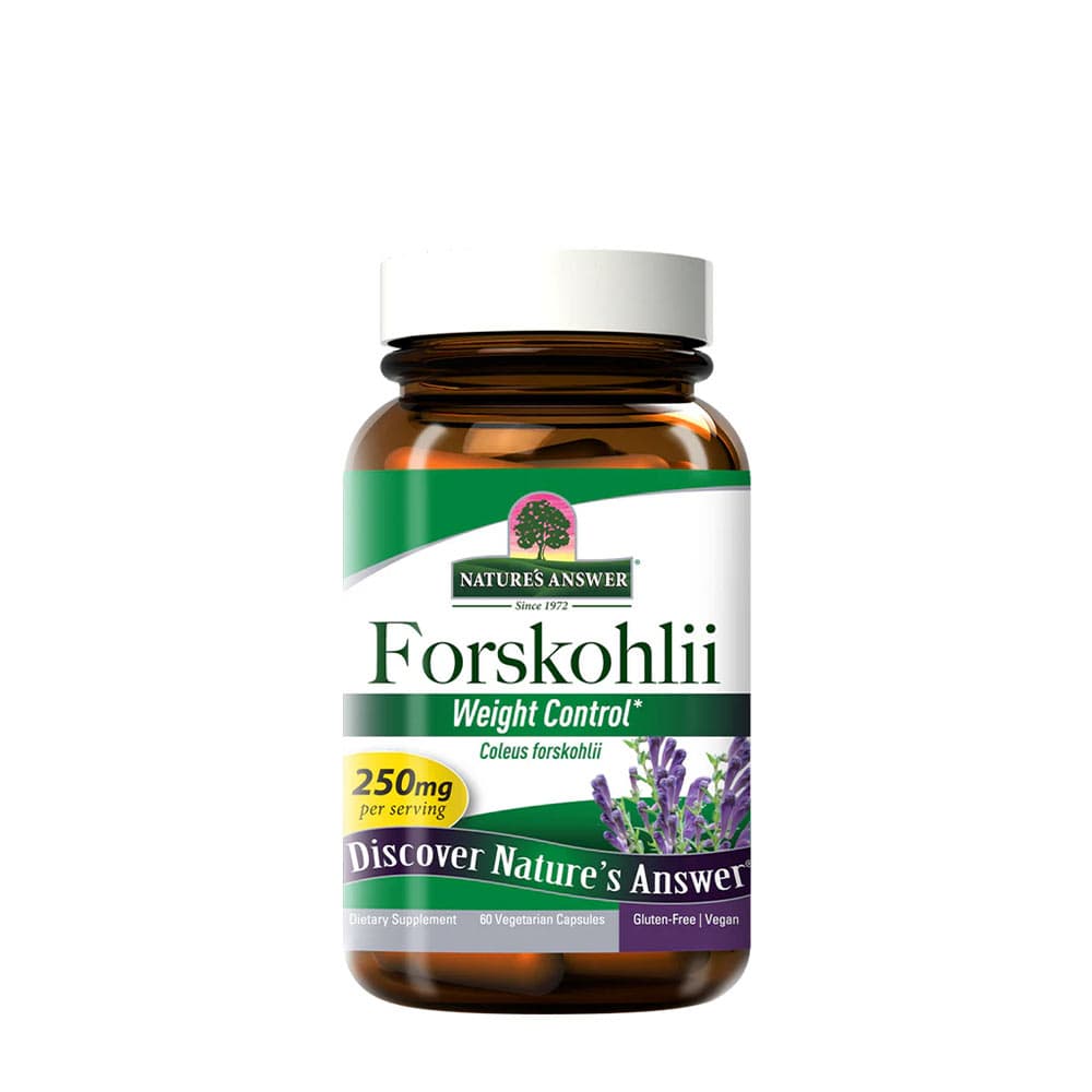 Nature's Answer Forskohlii - 60 Cápsulas Vegetais – Nature's Answer packaging