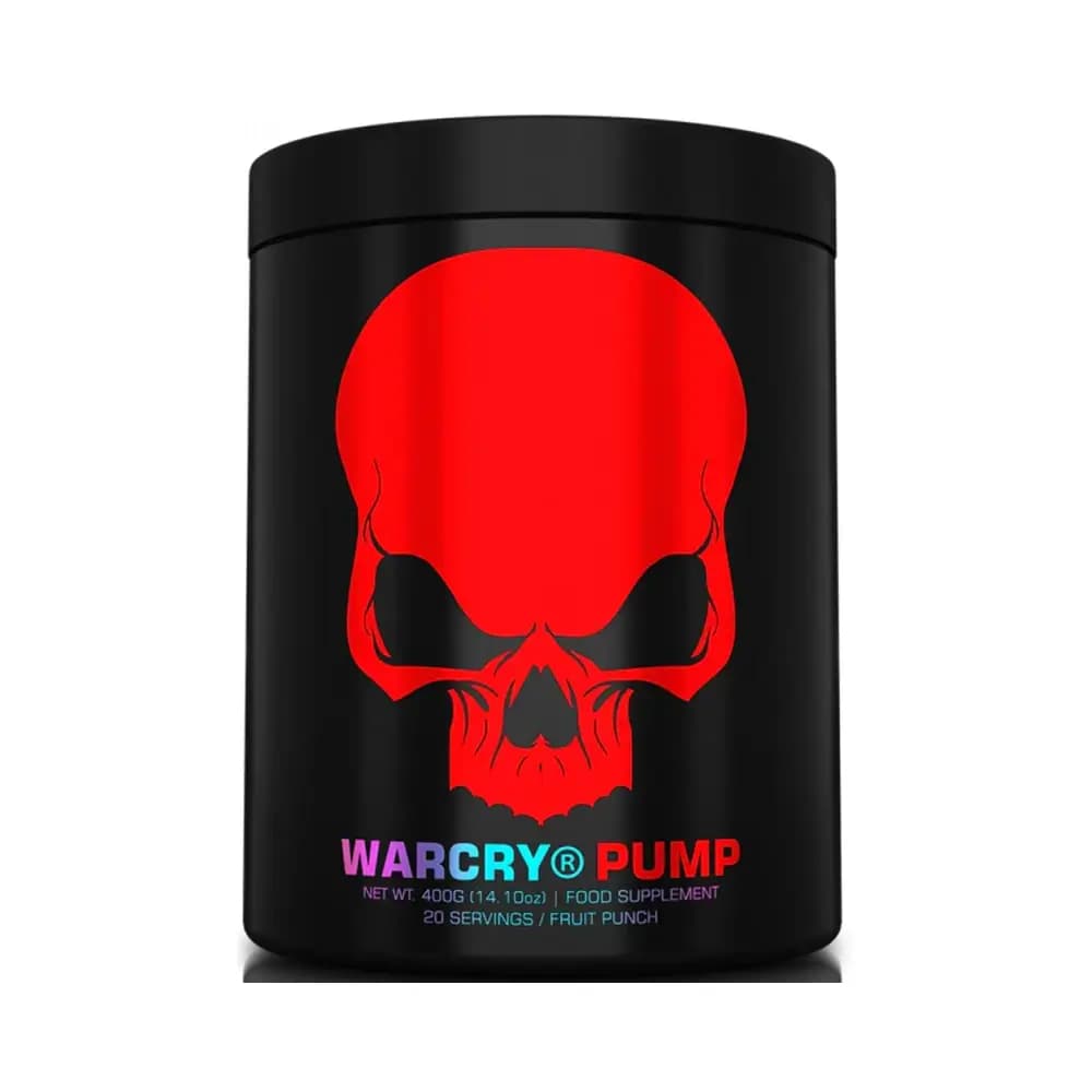 Genius Nutrition WARCRY Pump Pre-Workout Formula – Genius Nutrition förpackning