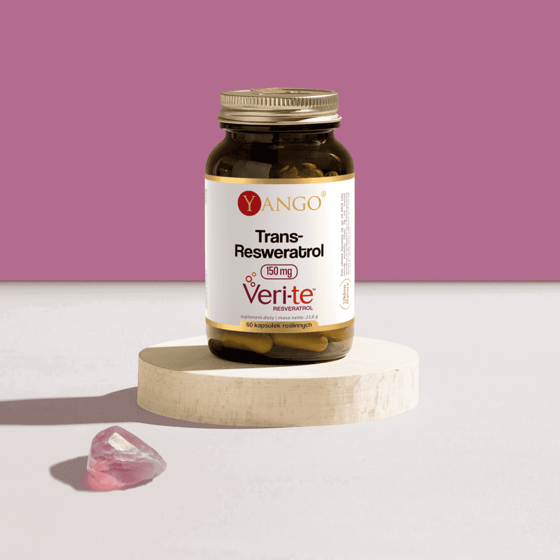 Yango - Trans-resvératrol Veri-te - 150 mg, 60 gélules – Yango emballage