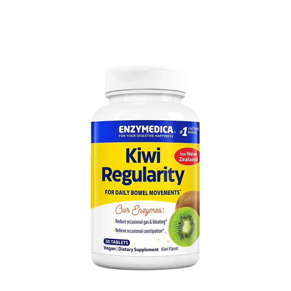 Enzymedica Kiwi Regularity - 30 Tabs – Enzymedica förpackning