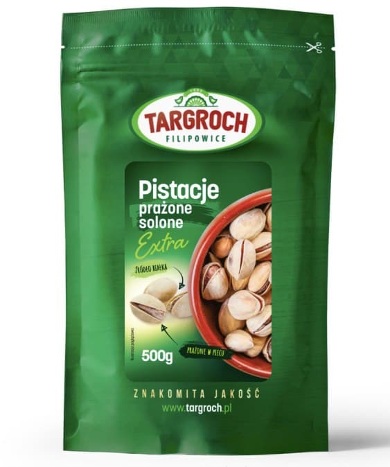 Targroch - Prażone i solone pistacje – Targroch opakowanie