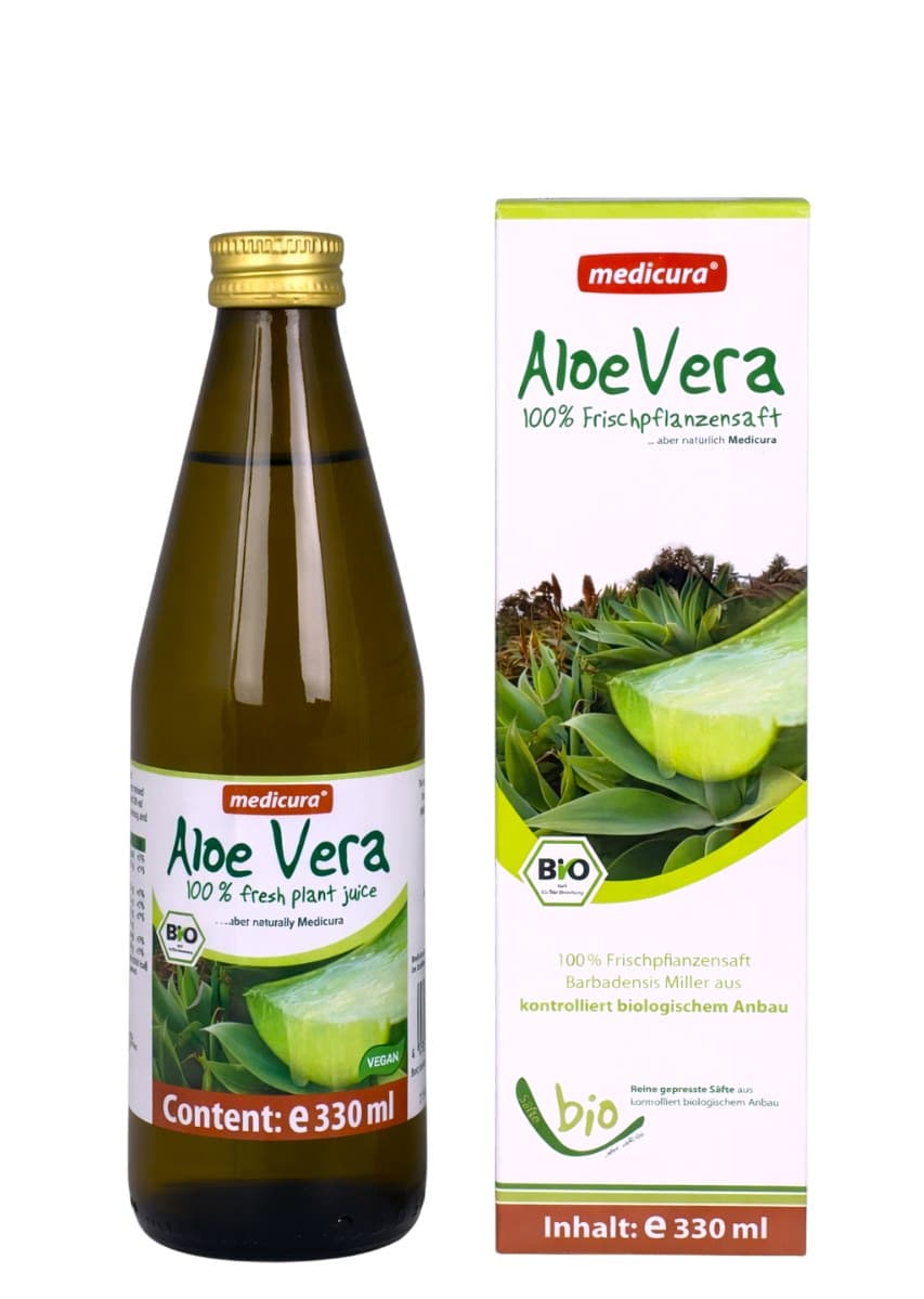 Medicura - Aloe Vera Juice Organic – Medicura förpackning