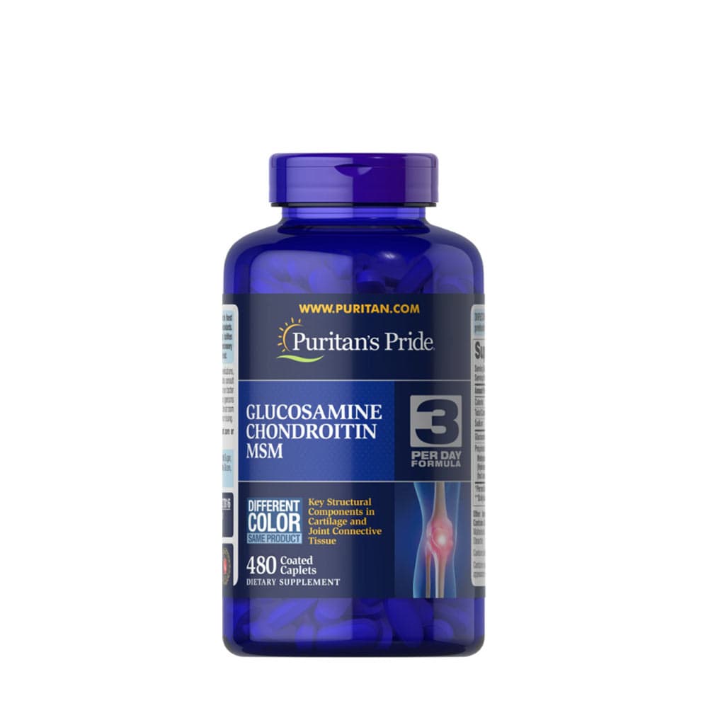 Puritan's Pride - Glucosamine Chondroitin MSM – Puritan's Pride förpackning