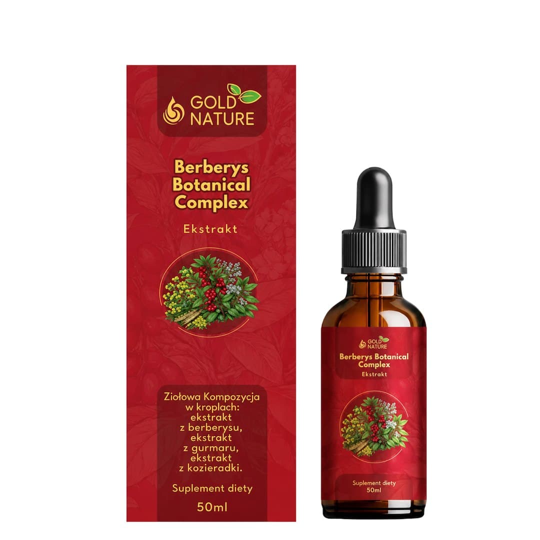 Gold Nature - Berberys Botanical Complex - 50ml – Gold Nature förpackning