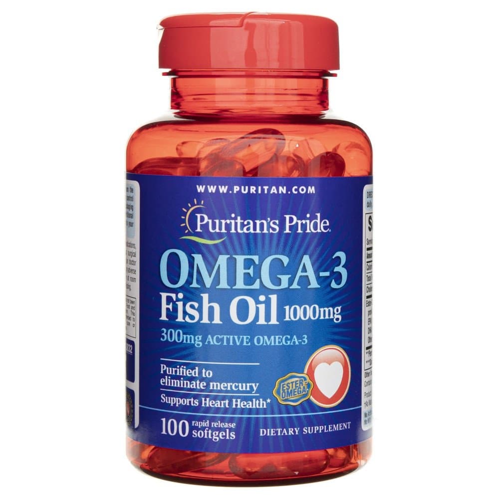 Puritan's Pride - Omega-3 Fish Oil – Puritan's Pride empaque