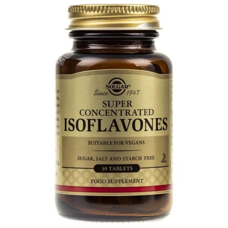 Solgar - Super Concentrated Isoflavones – Solgar opakowanie