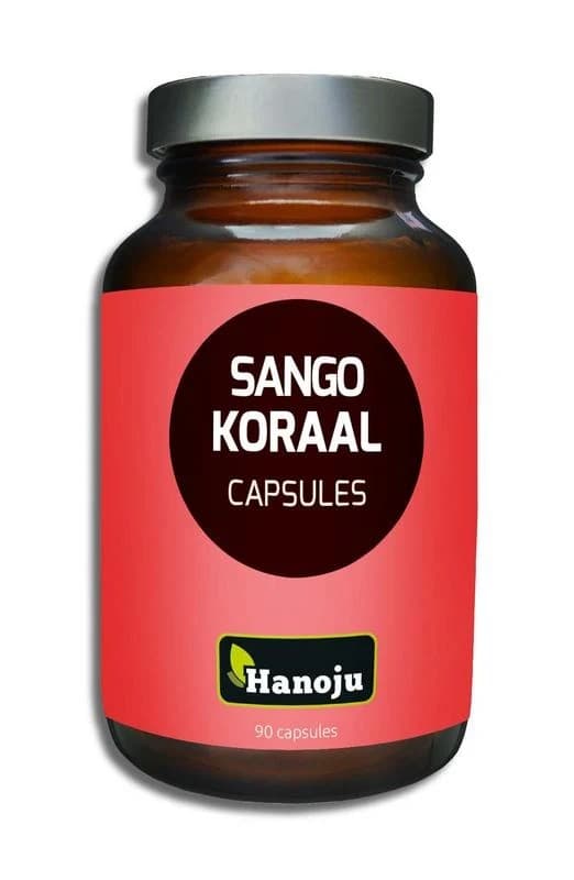 Hanoju - Koralkalcium - 800 mg, 90 kapsler – emballage