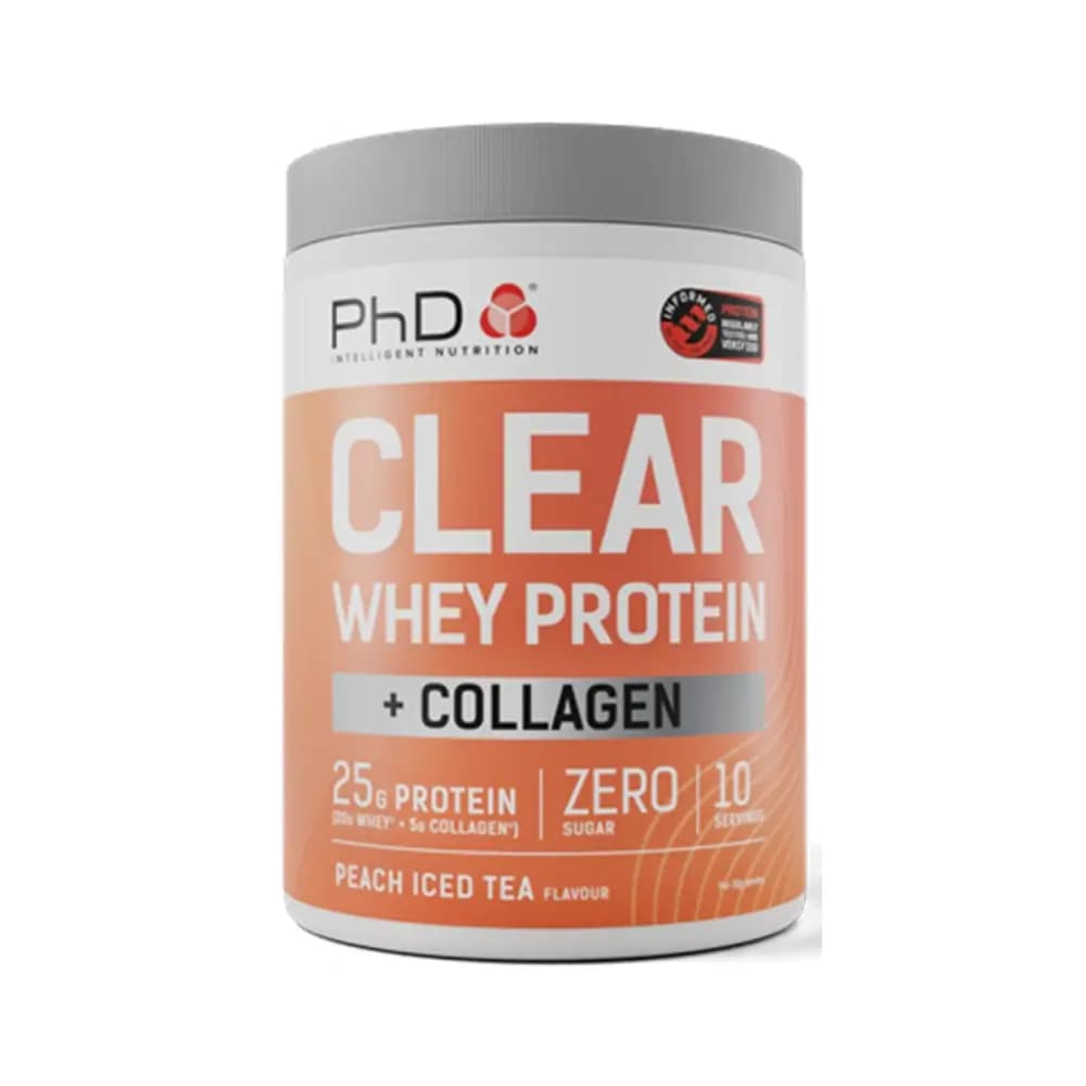 PhD Clear Whey Protein + Collagen – PhD förpackning