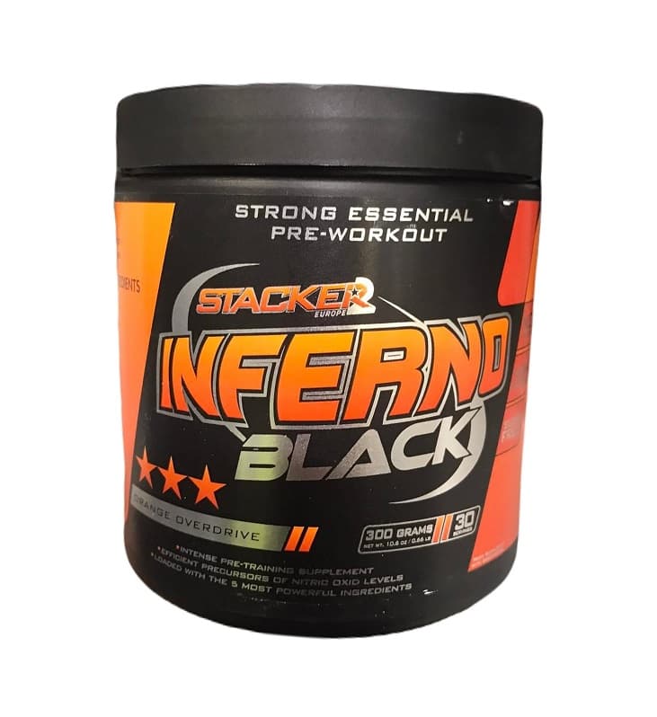 Stacker2 - Inferno Black - Pre-Entrenamiento Energético – Stacker2 packaging