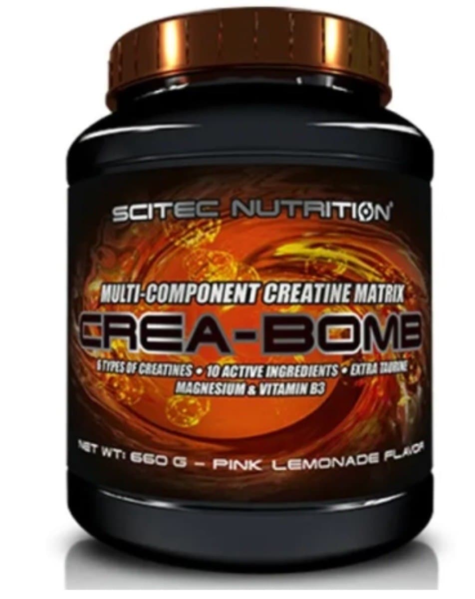 Scitec Nutrition Creabomb créatine 660 g au goût de limonade rose – Scitec Nutrition emballage