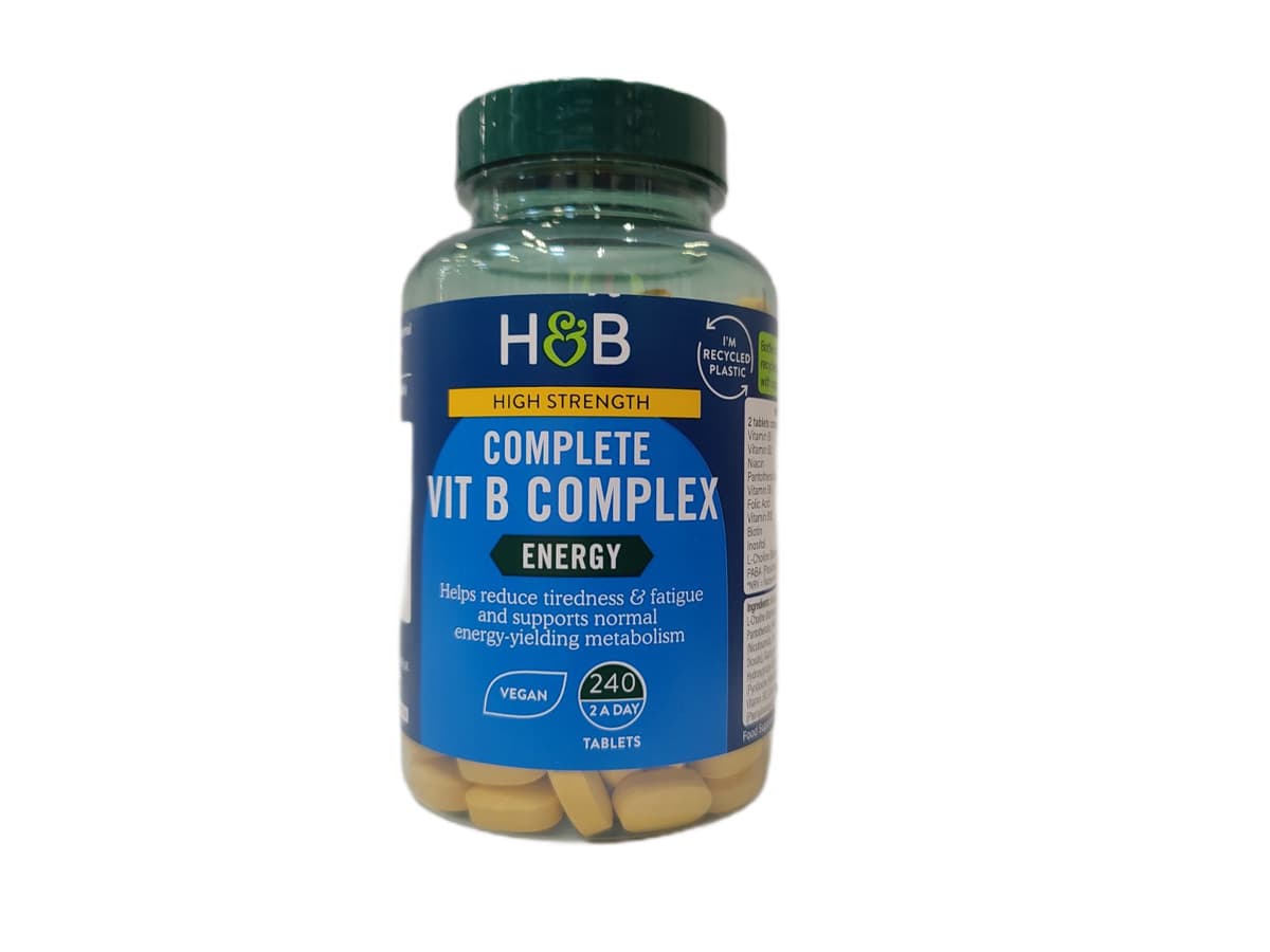 Holland & Barrett - Complexo de Vitamina B de Alta Potência – Holland & Barrett embalagem