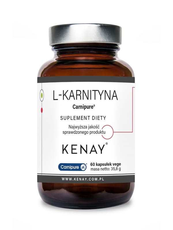 Kenay - L-karnitin Carnipure - 60 kapslar – förpackning