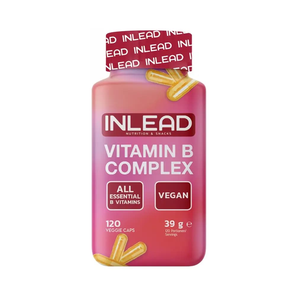 Inlead - Vitamin B Complex - Unflavoured - 120 Vcaps – Inlead packaging