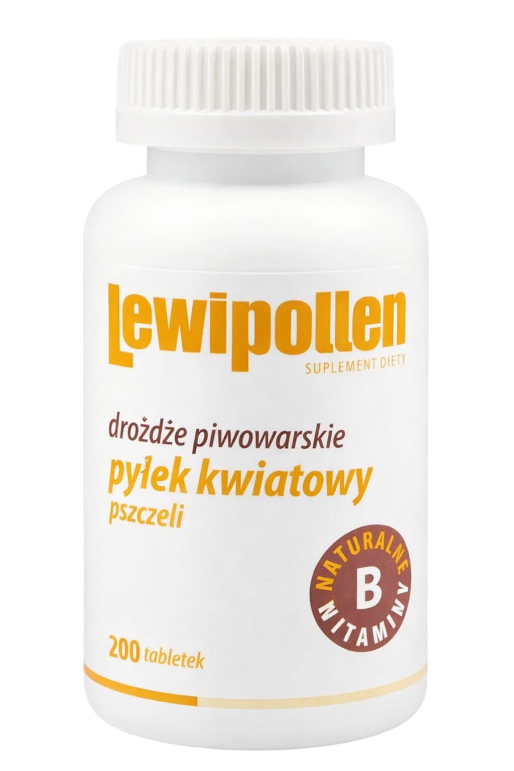 Lewipollen - Levedura de Cerveja Pólen de Flor - 200 Comprimidos