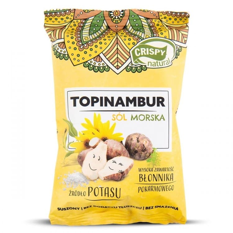 Crispy Natural - Topinambur - 15g – Crispy Natural förpackning