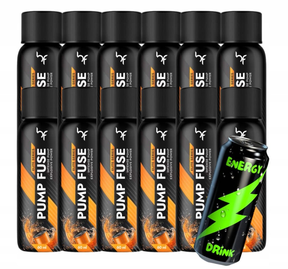 BodyFuse Pump Shot 60 ml shot énergisant 12-pack – BodyFuse emballage