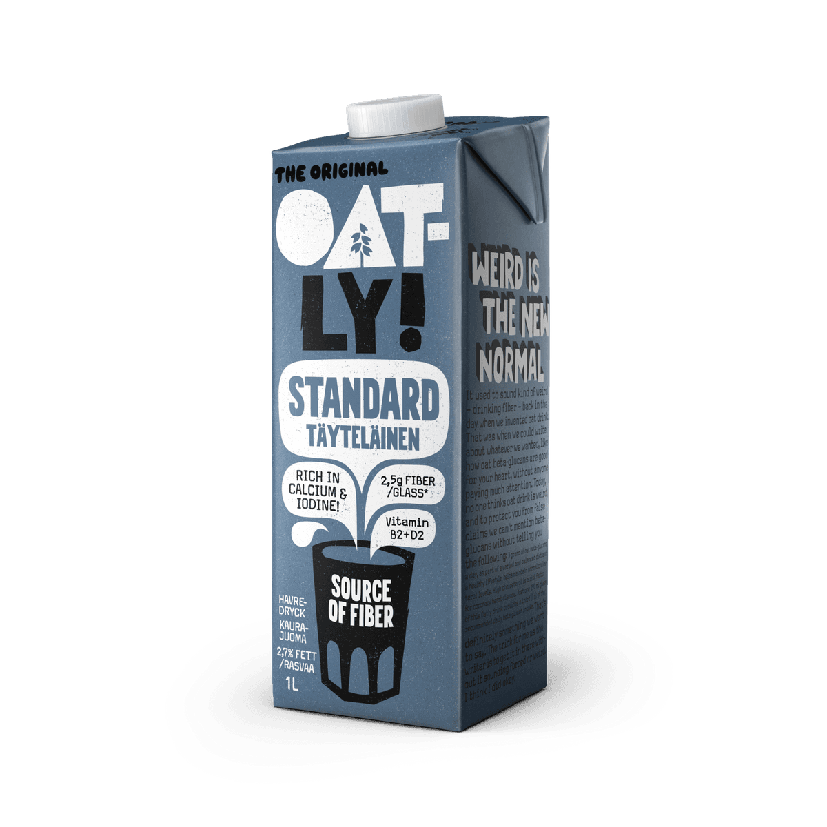 Oatly - Volle haverdrank - 2,8% vet, 1 l