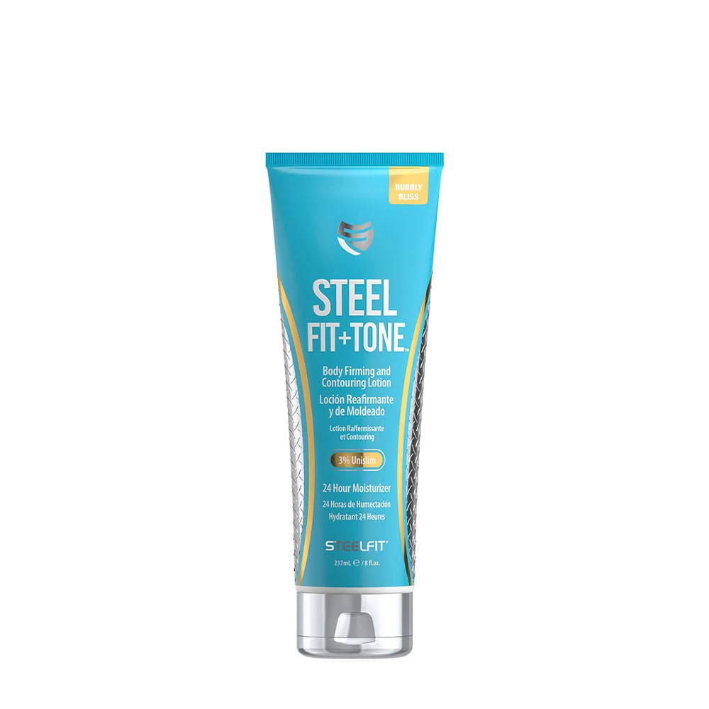 SteelFit - Steel Fit + Tone - Lotion raffermissante et sculptante pour le corps – SteelFit packaging