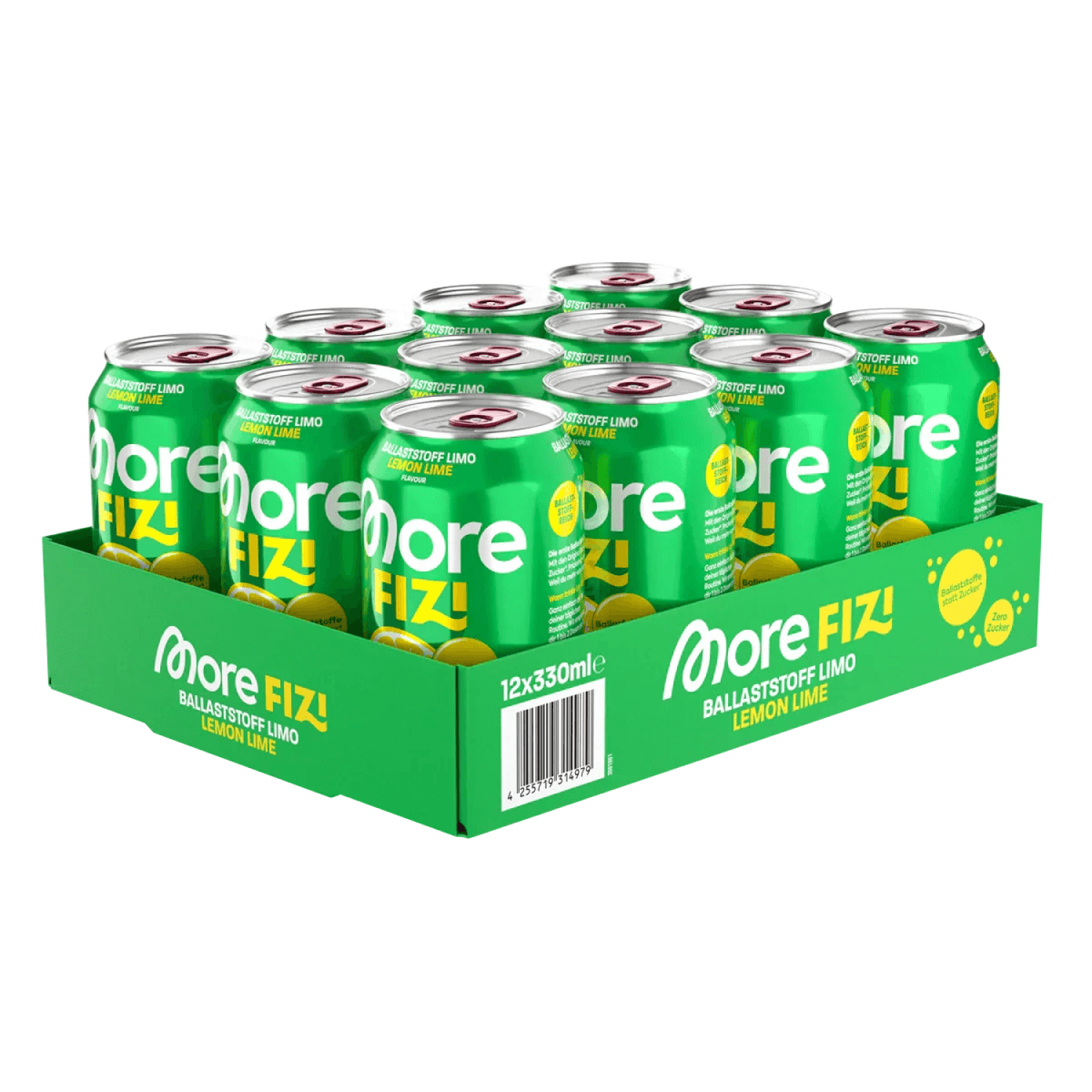 MORE NUTRITION - FIZI - Orange, 12 × 330 ml – MORE NUTRITION emballage