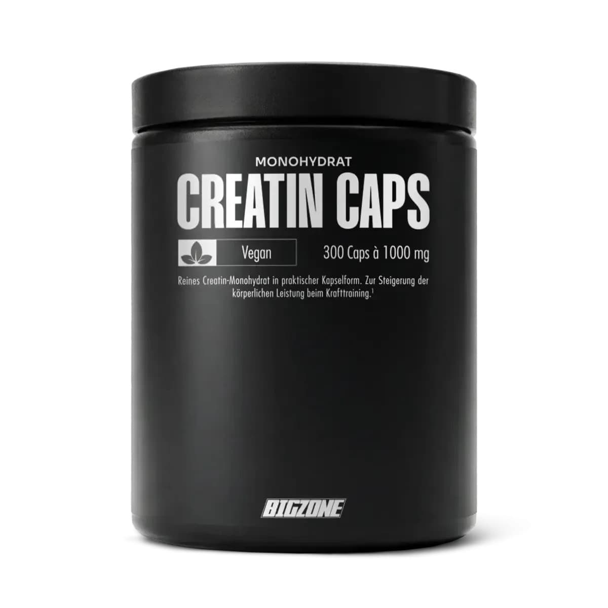 BIGZONE - Creatina monohidrato - 300 cápsulas – Big Zone empaque