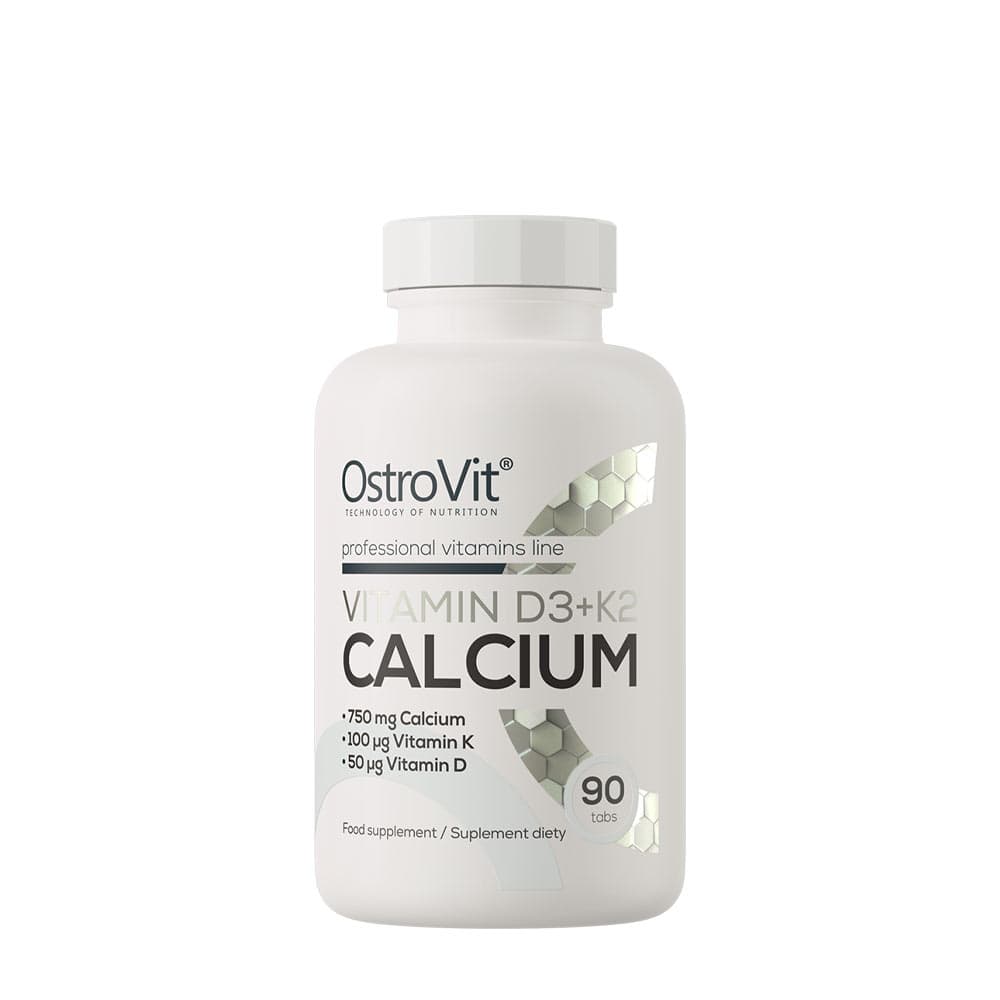 OstroVit - Witamina D3 + K2 Calcium - 90 tabletek – OstroVit opakowanie