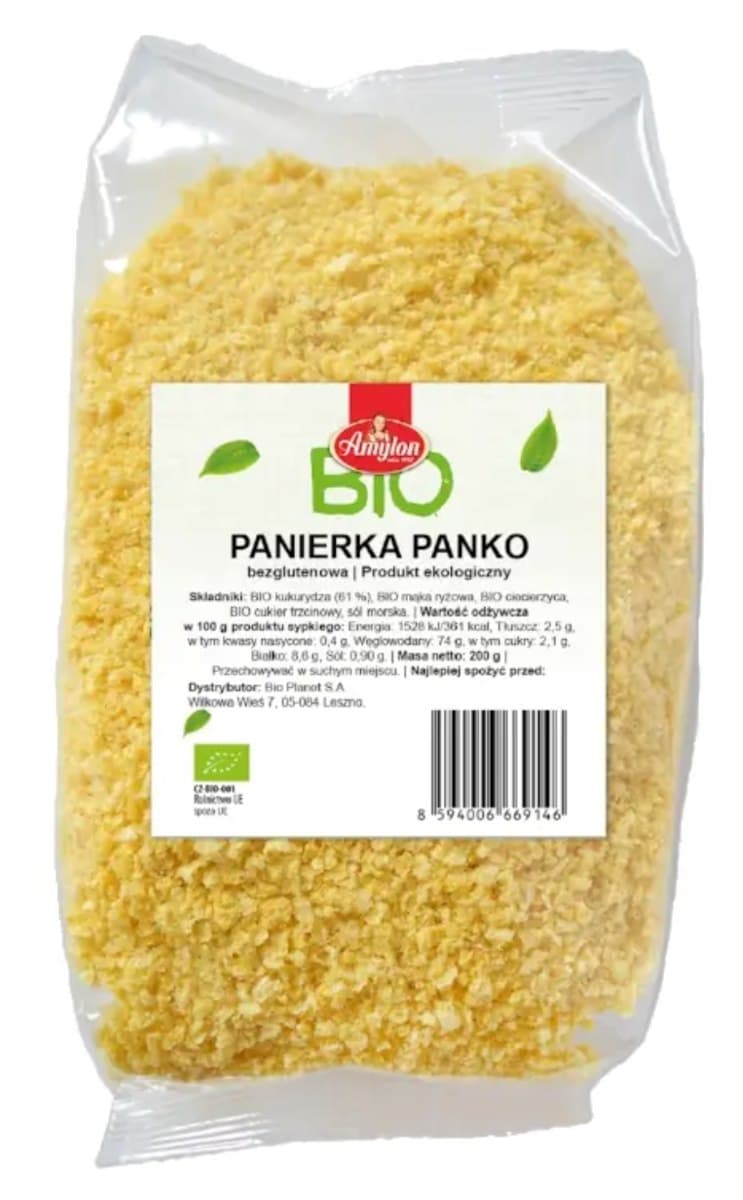 Amylon Panierka panko bezglutenowa BIO 200g | Bio Planet – Bio Planet packaging