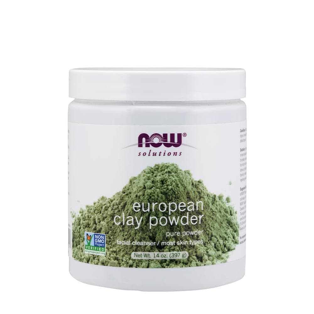 Now Foods European Clay Powder - 397g – NOW Foods packaging