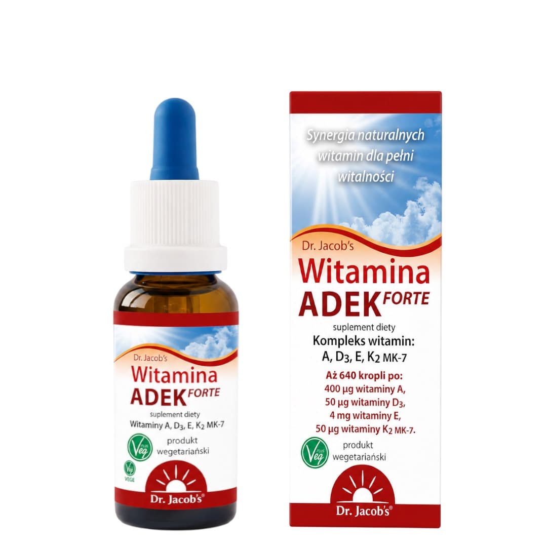 Dr. Jacob's - Vitamina ADEK Forte - 20ml – Dr. Jacob's empaque