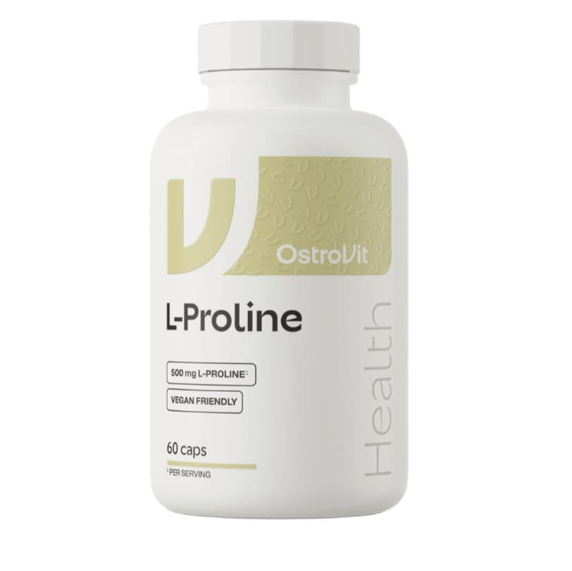 OstroVit - L-Proline, 500mg - 60 caps – OstroVit förpackning