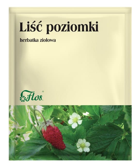 Flos - Strawberry Leaf, Extracto vegetal en cápsulas – Flos empaque