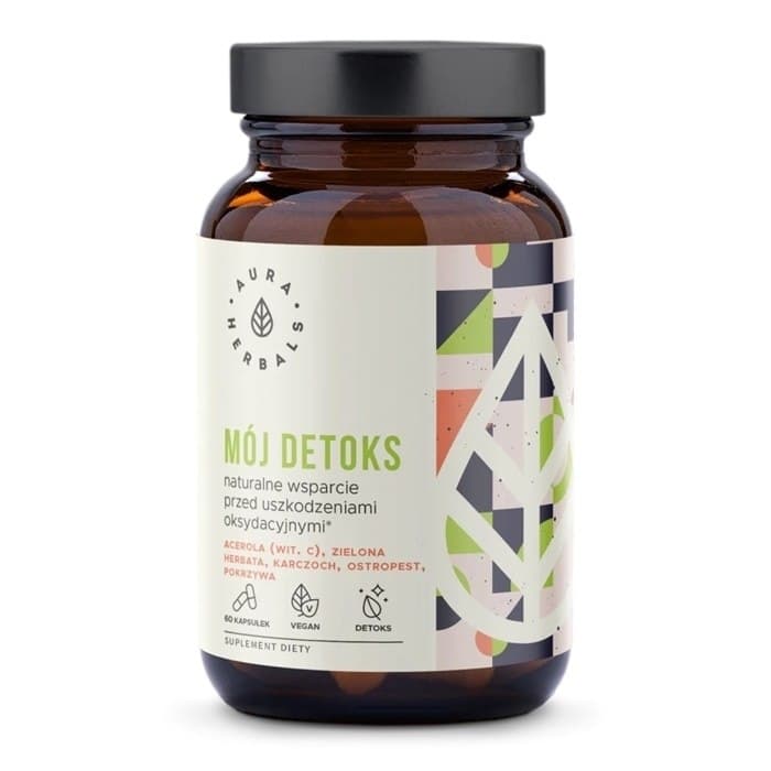 Aura Herbals - My Detox - 60 Caps – Aura Herbals förpackning
