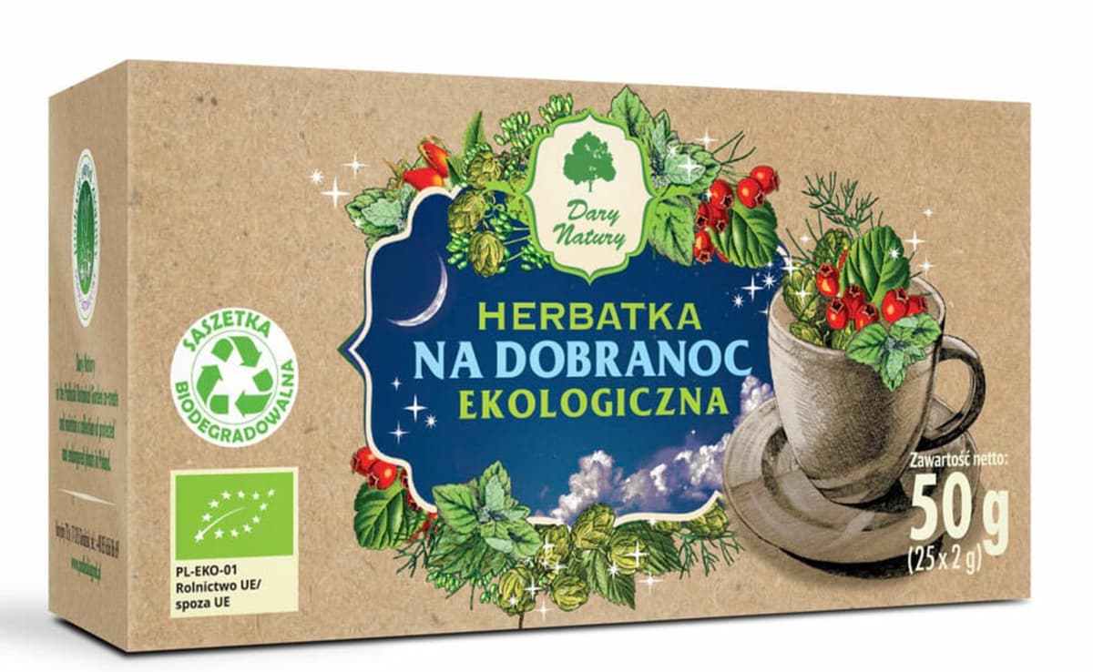 Dary Natury - Goodnight Tea – Dary Natury förpackning
