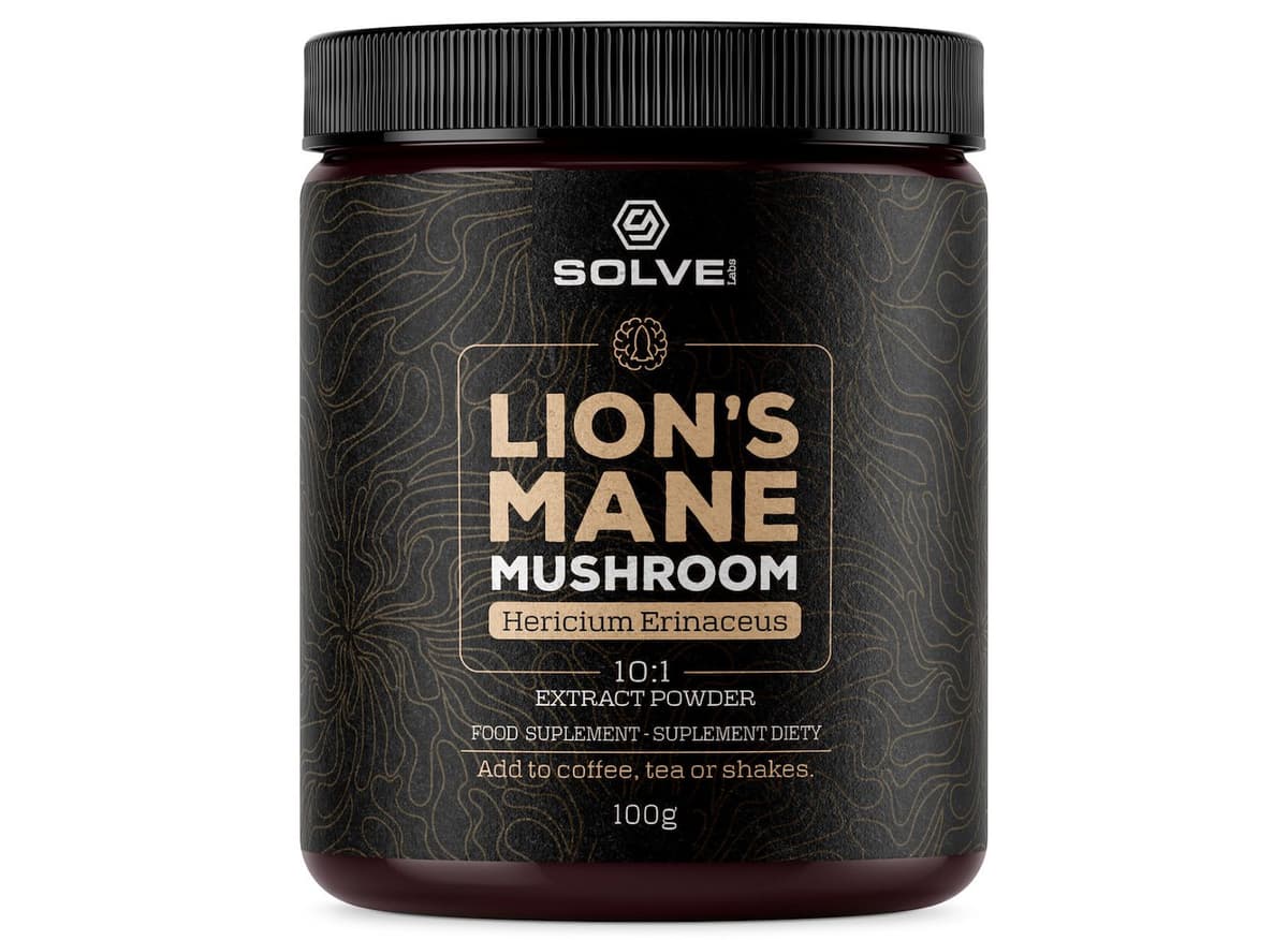 SOLVE Labs - Lion's Mane 10:1 Ekstrakt – SOLVE Labs packaging