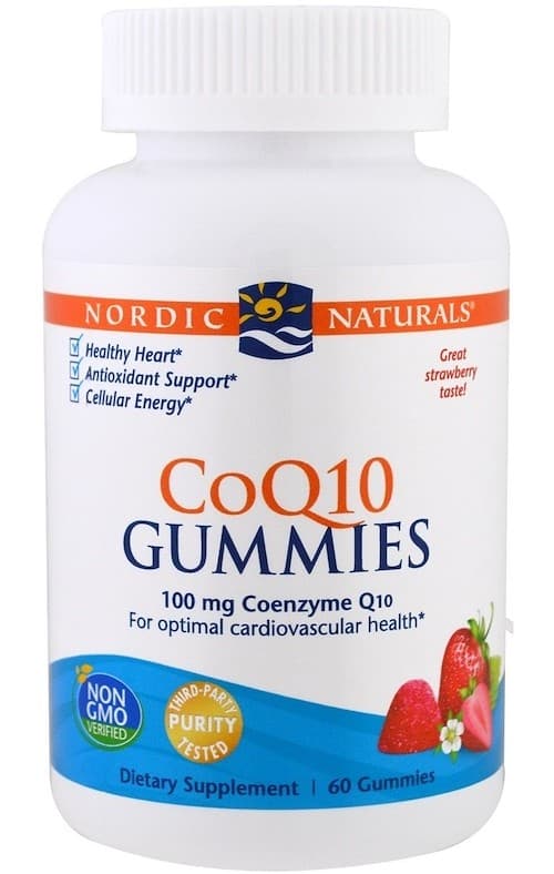 Nordic Naturals - Gominolas CoQ10, 100mg Fresa - 60 Gominolas – Nordic Naturals empaque