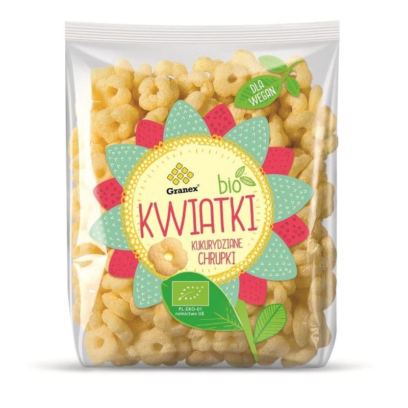 Granex Chrupki Kukurydziane Kwiatki BIO 80 g | Bio Planet