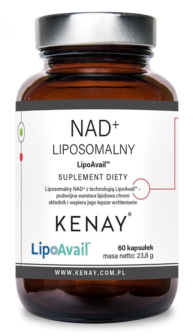 KENAY NAD+ Liposomalny LipoAvail® (60 kaps.) – Kenay opakowanie