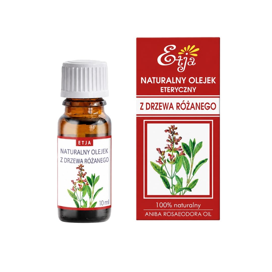 Etja - Aceite Esencial Natural - Madera de Rosa 10ml – Etja empaque