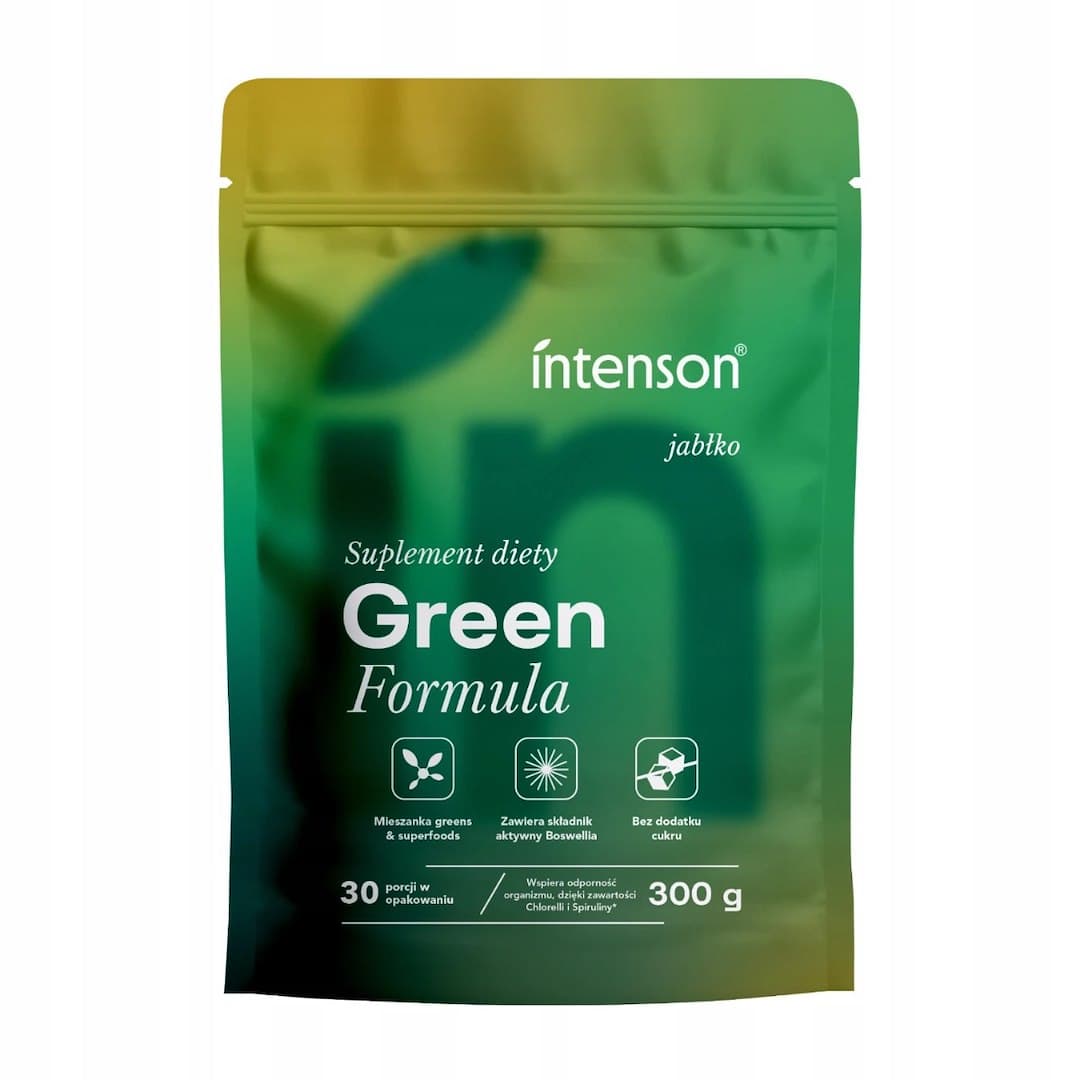Intenson - Green Formula - Superfood Supplement – Intenson förpackning