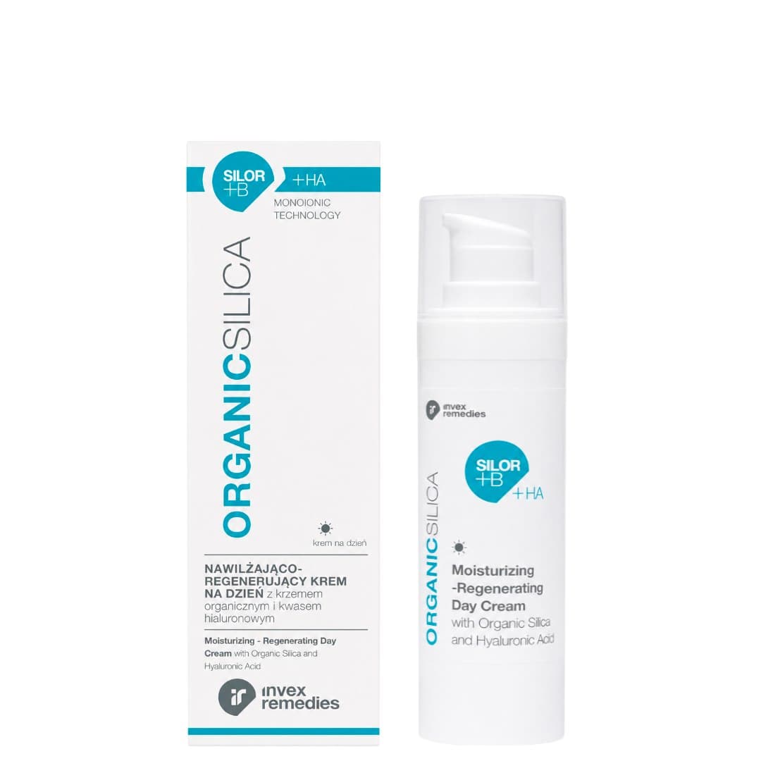 Feuchtigkeitsspendende regenerierende Tagescreme mit organischem Silizium und Hyaluronsäure SILOR+B+HA 30ml INVEX REMEDIES