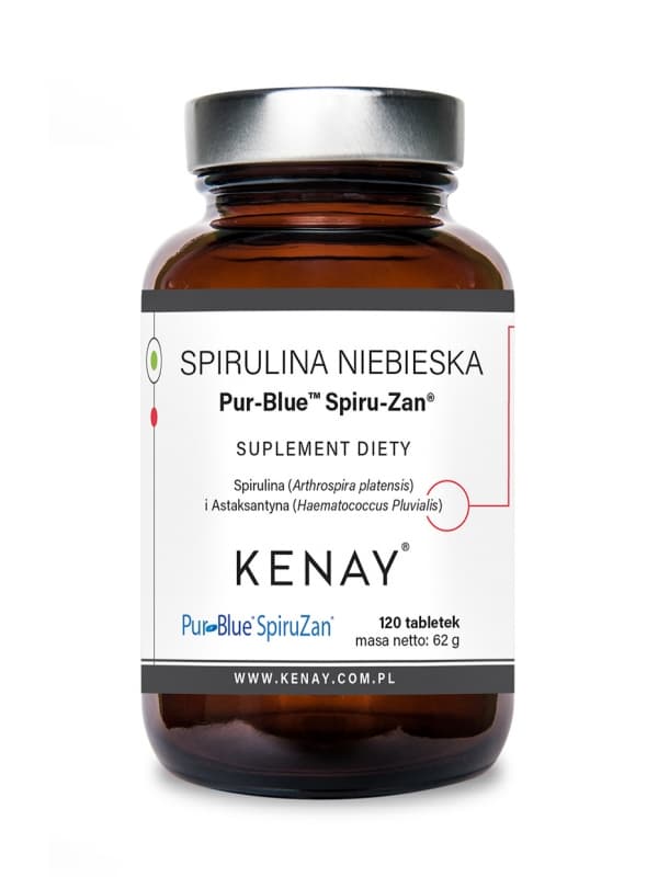 Kenay - Pur-Blue Spiru-Zan Blaue Spirulina - 120 Tabletten