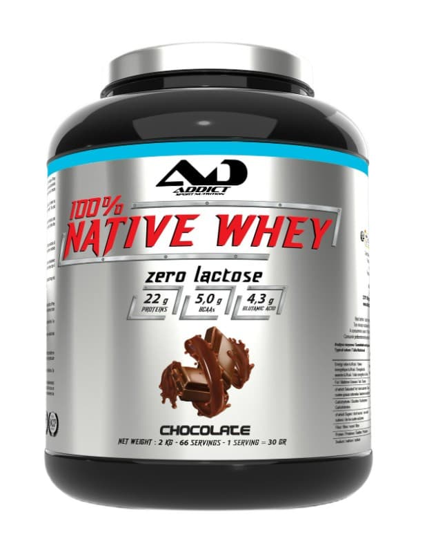 Addict Sport Nutrition (ADD) - 100% Native Whey Zero Lactose – Addict Sport Nutrition emballage