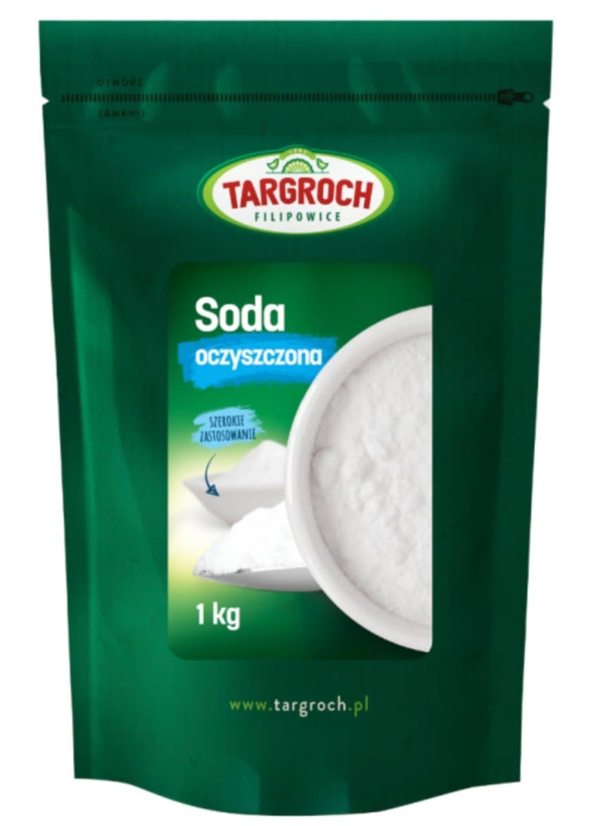 Targroch Soda oczyszczona - bicarbonate de sodium 1kg – Targroch packaging