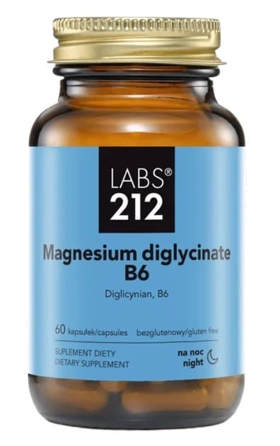 LABS 212 - Magnesiumdiglycinat B6 - 60 Kapseln – LABS 212 Verpackung