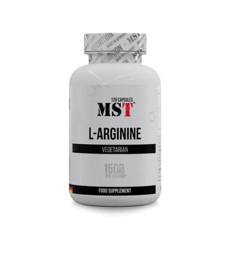 MST - L-arginina - 120 cápsulas – empaque