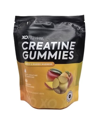 XO Fitness - Kreatyna Gumy - 60 Gumy – XO Fitness opakowanie