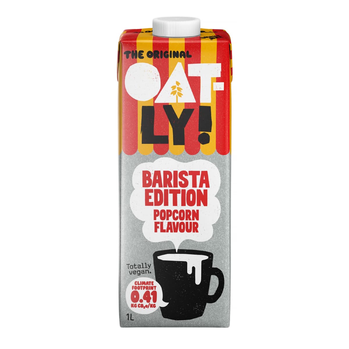 Oatly - Haverdrank Barista Edition - Popcorn, 1 l – verpakking