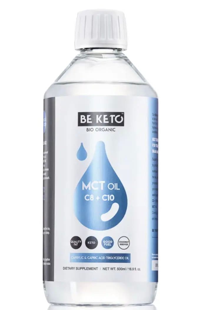 BeKeto Oil MCT C8+C10 500 ml – BE KETO packaging